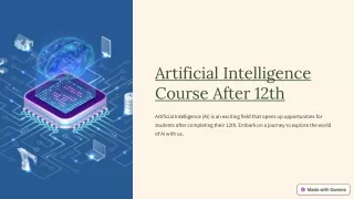 Artificial-Intelligence-Course-After-12th