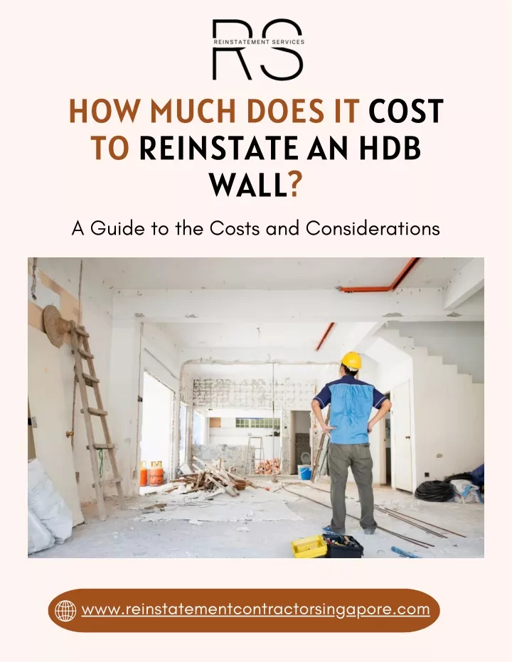 how much does it cost to reinstate an hdb wall