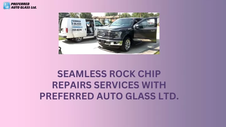 seamless rock chip repairs services with