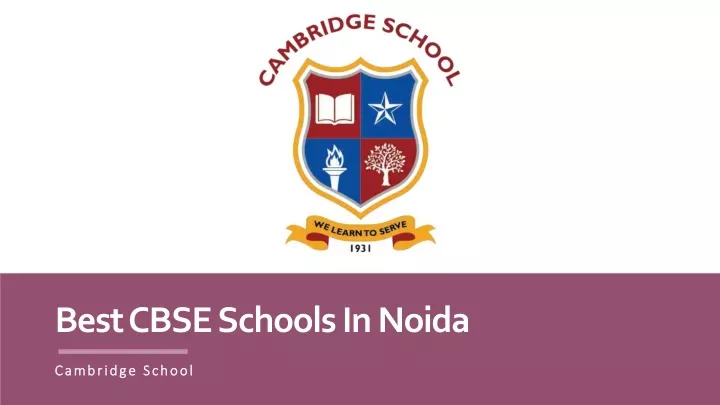 best cbse schools in noida