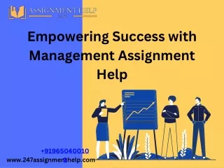 Empowering Success with Management Assignment Help