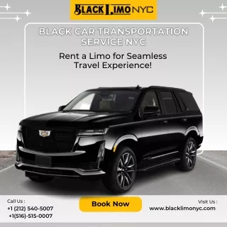 Black car transportation service NYC