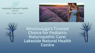 Lakeside Natural Health Centre Expert Pediatric Naturopath Care in Mississauga