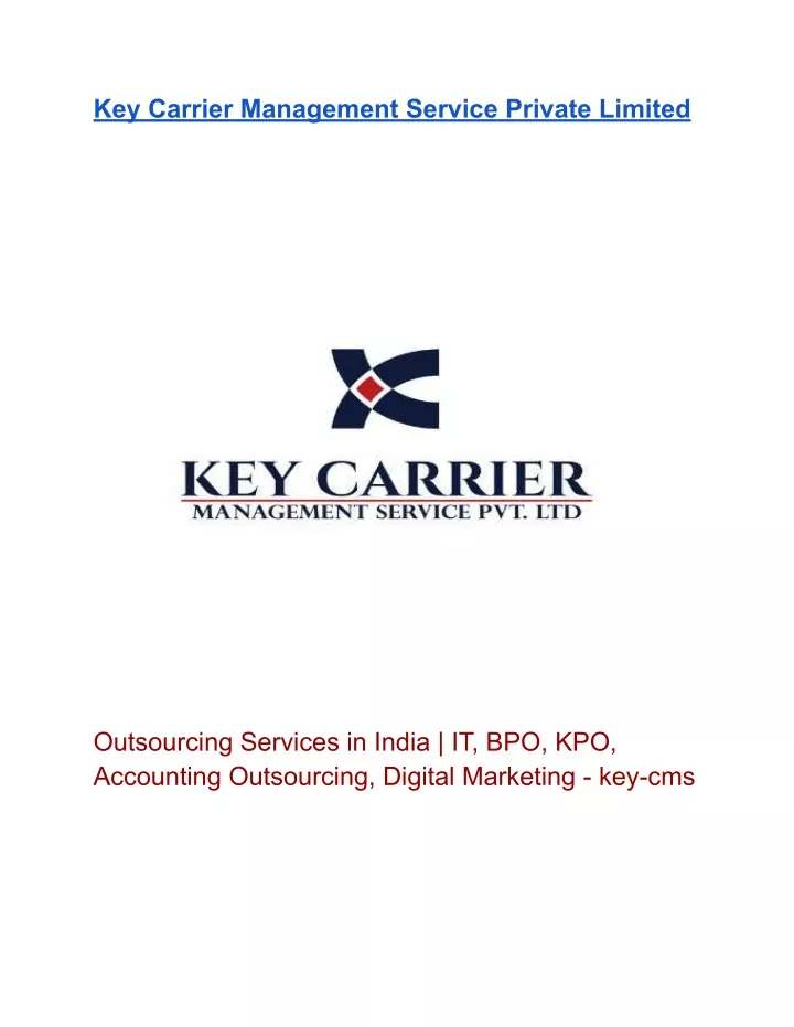 key carrier management service private limited