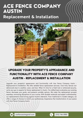 Upgrade your-propertys-appearance-and-functionality-with-Ace-Fence-Company-Austin–Replacement-&-Installation