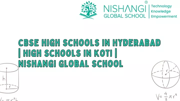 cbse high schools in hyderabad high schools