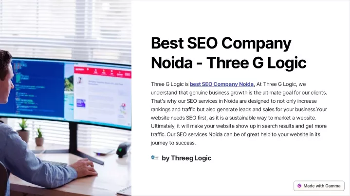 best seo company noida three g logic