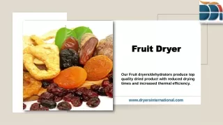 Fruit Dryer