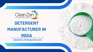 Best Detergent Manufacturer in India