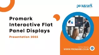 Promark Interactive Flat Panel Displays (1)