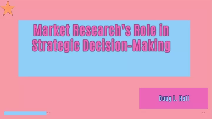 market research s role in strategic decision