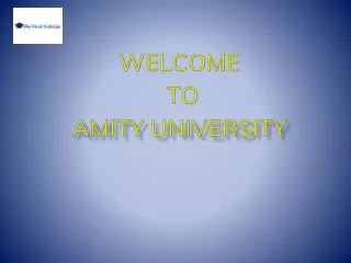 Amity University Top University in Noida India