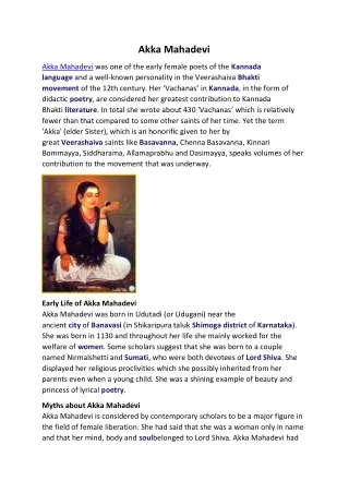 akka mahadevi
