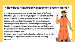 How Does Print Order Management System works?