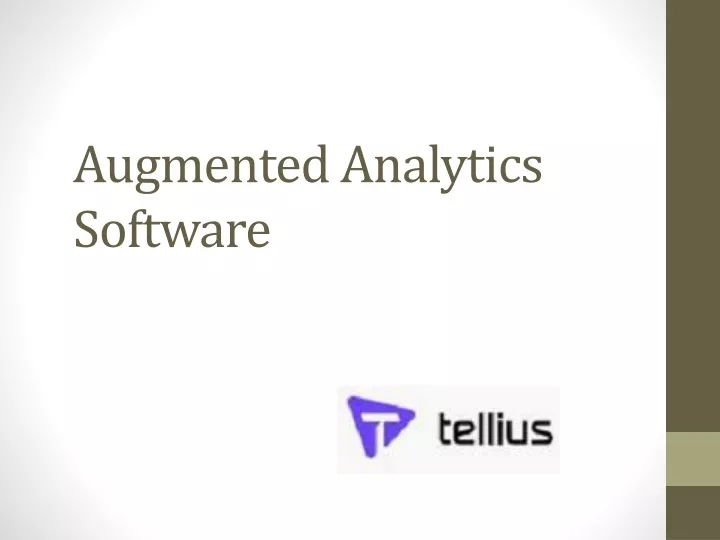 augmented analytics software