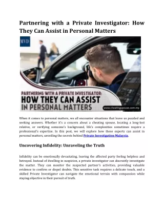 Partnering with a Private Investigator_ How They Can Assist in Personal Matters