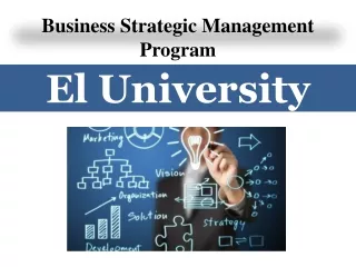 business strategic management program