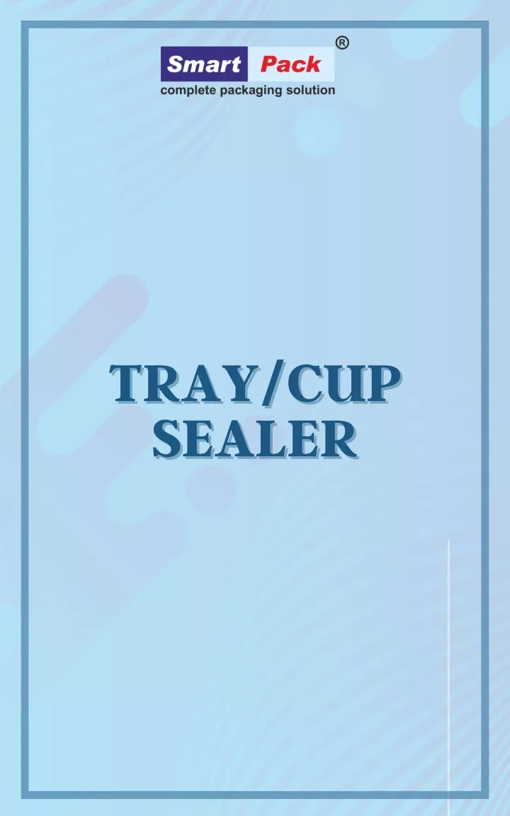 tray cup tray cup sealer sealer