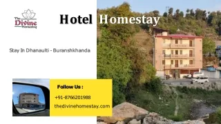 Hotel In Dhanaulti Buranshkhanda