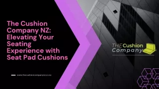 The Cushion Company NZ Elevating Your Seating Experience with Seat Pad Cushions