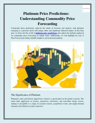 platinum price predictions understanding