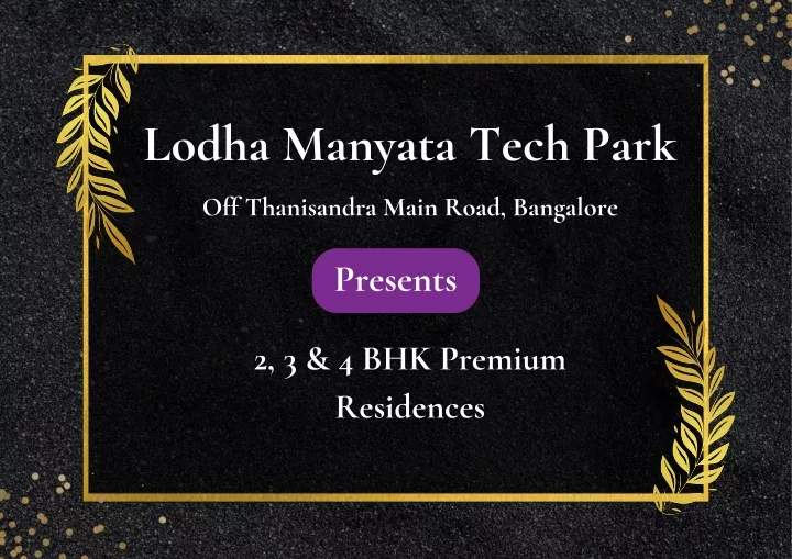 lodha manyata tech park