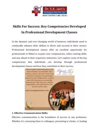 skills for success key competencies developed