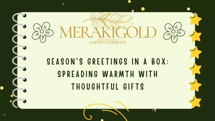 season s greetings in a box spreading warmth with