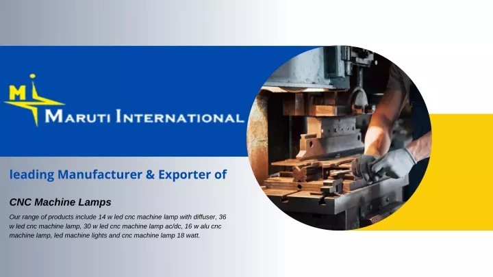 leading manufacturer exporter of