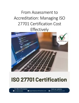 from assessment to accreditation managing