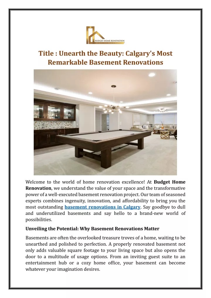 title unearth the beauty calgary s most
