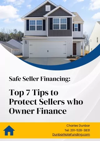 Top 7 Tips to Protect Sellers who Owner Finance