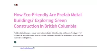 How-Eco-Friendly-Are-Prefab-Metal-Buildings-Exploring-Green-Construction-in-British-Columbia 1