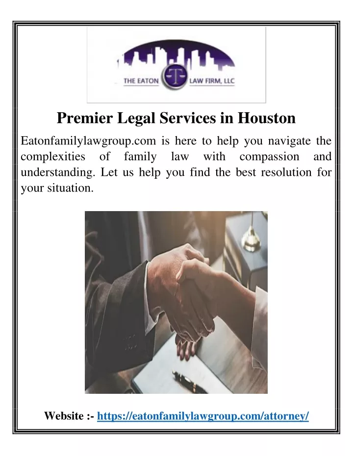 premier legal services in houston