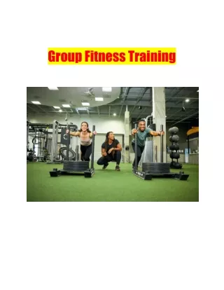 Group Fitness Training