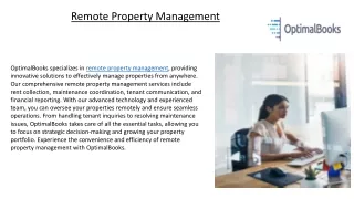 Remote Property Management