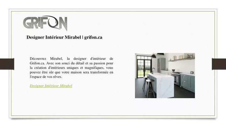 designer int rieur mirabel grifon ca