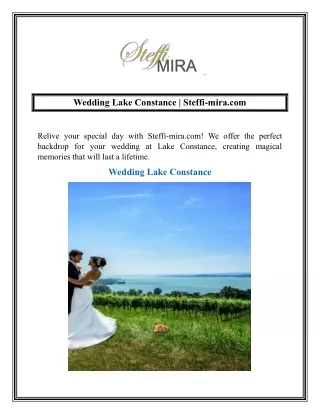 Wedding Lake Constance  Steffi-mira.com