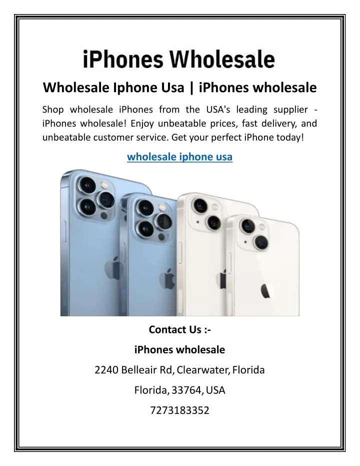 wholesale iphone usa iphones wholesale