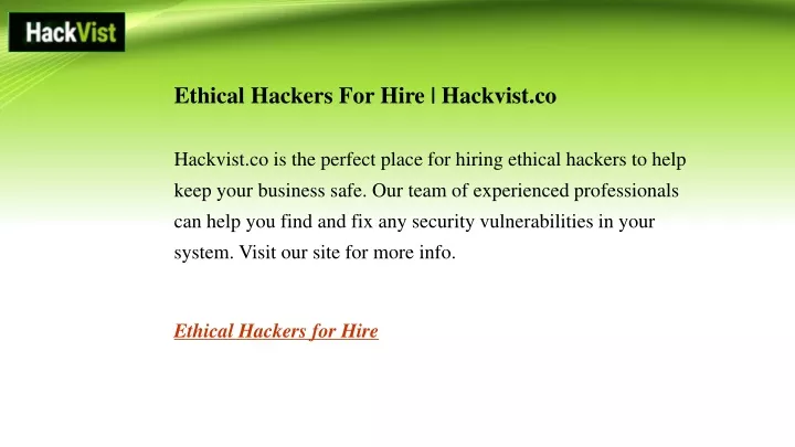 ethical hackers for hire hackvist co