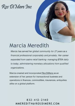 Marcia Meredith - Wealth Management Consultant