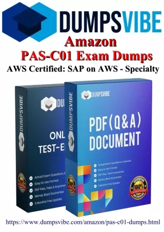 Master the AWS Cloud: DUMPSVIBE's Comprehensive Amazon PAS-C01 Exam D