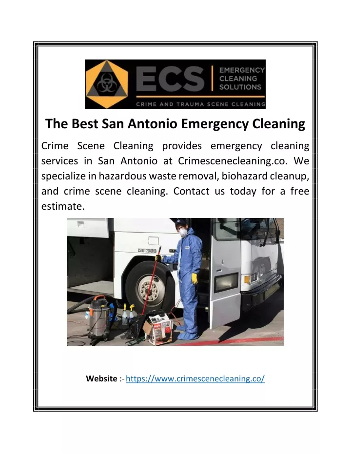 the best san antonio emergency cleaning