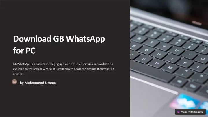 download gb whatsapp for pc