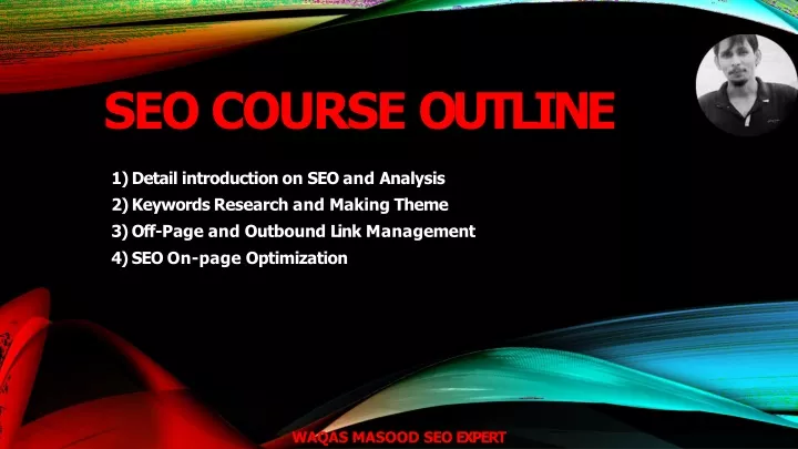 seo course outline