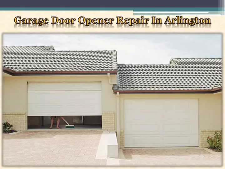 garage door opener repair in arlington