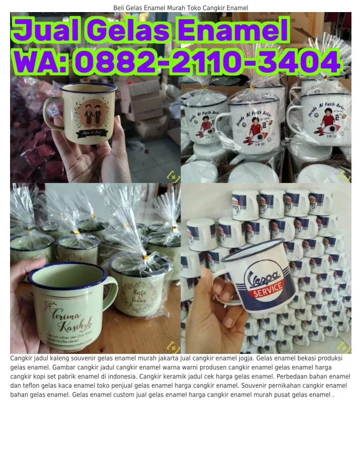 beli gelas enamel murah toko cangkir enamel