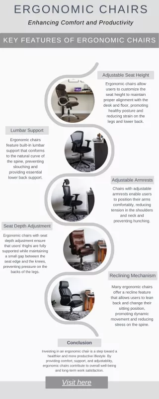 Ergonomic Chairs: Enhancing Comfort and Productivity