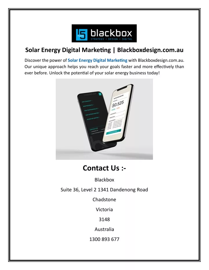 solar energy digital marketing blackboxdesign