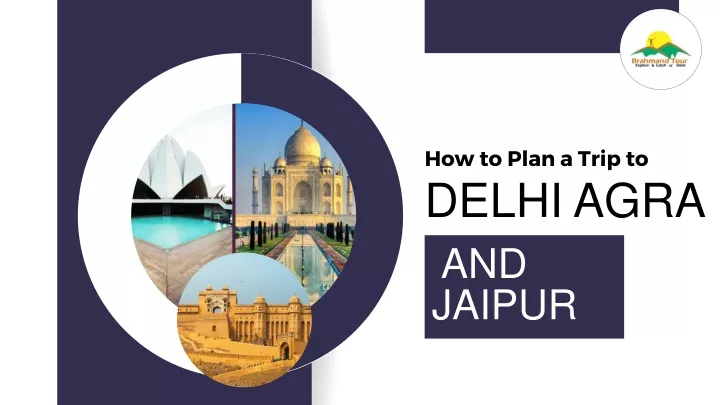 how to plan a trip to delhi agra and jaipur